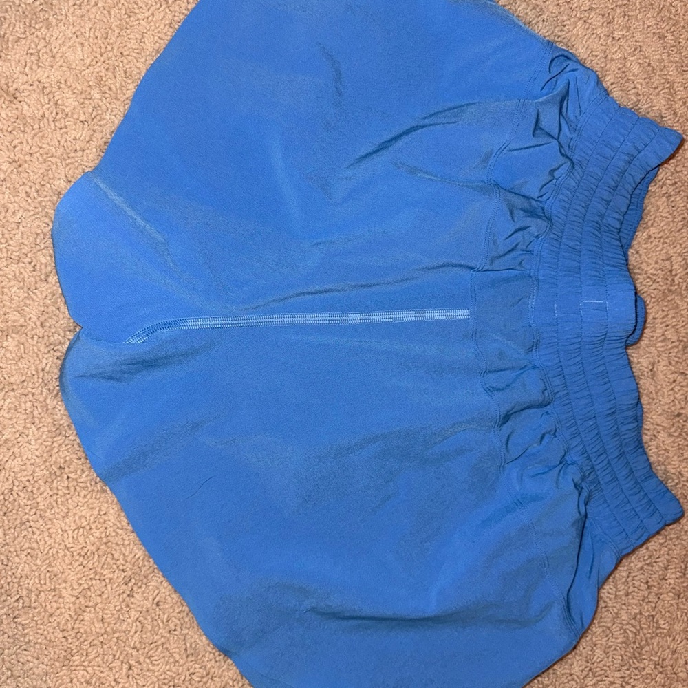 Blue Ruffled Shorts - Picture 2 of 3